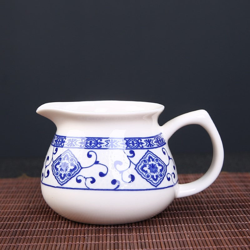 White Pottery Antique Tea Set