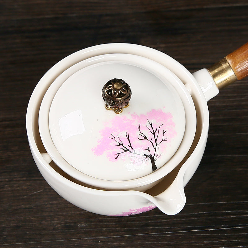 Pink Blossom Pottery Tea kit