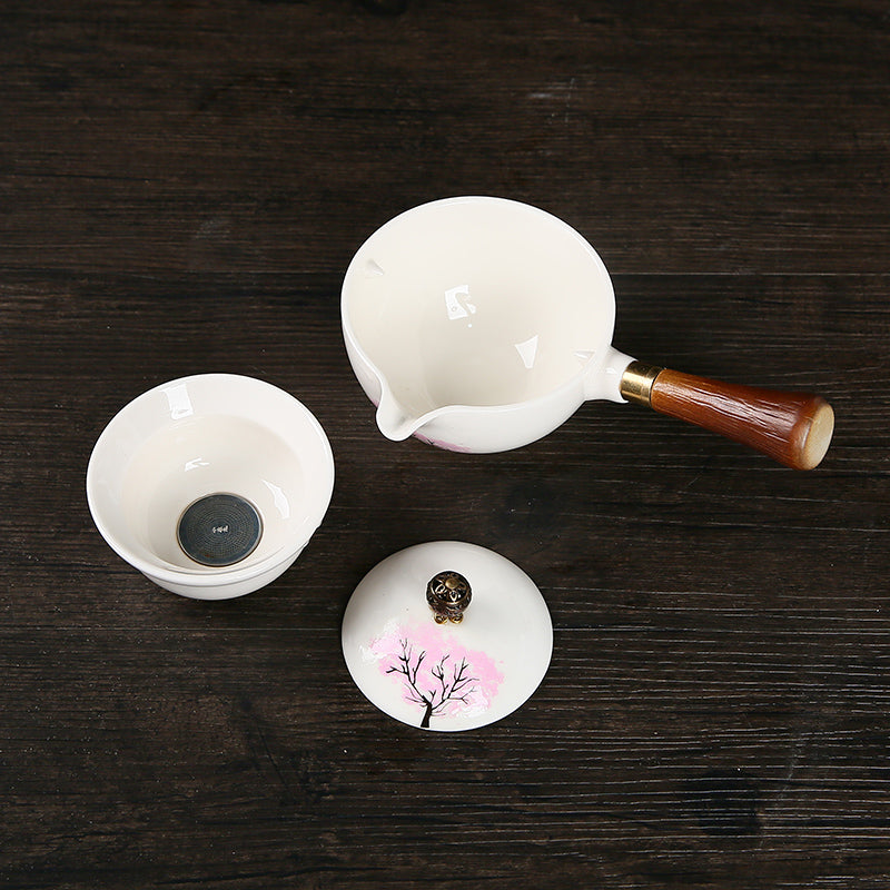 Pink Blossom Pottery Tea kit