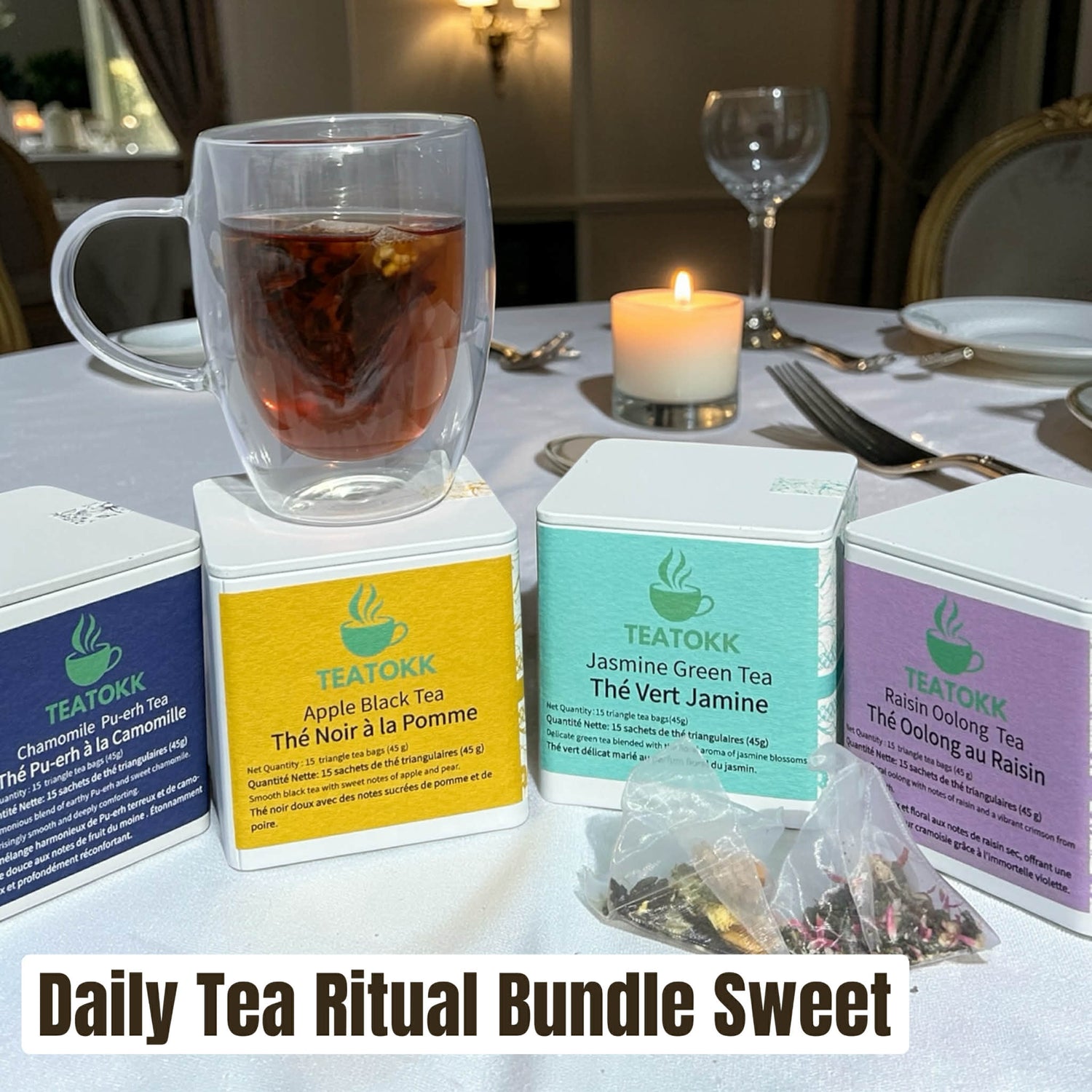 Daily Tea Ritual Bundle Sweet (60 tea bags)