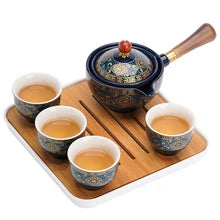 Mystical Blue Pottery Antique Tea kit