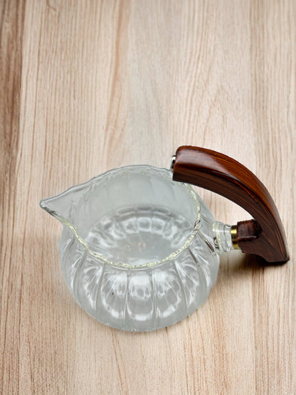 TEATOKK Horse Sculp Glass Teapot